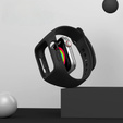 Ремінець + чохол Suritch для Apple Watch 4/5/6/7/8/SE 44/45mm, чорний