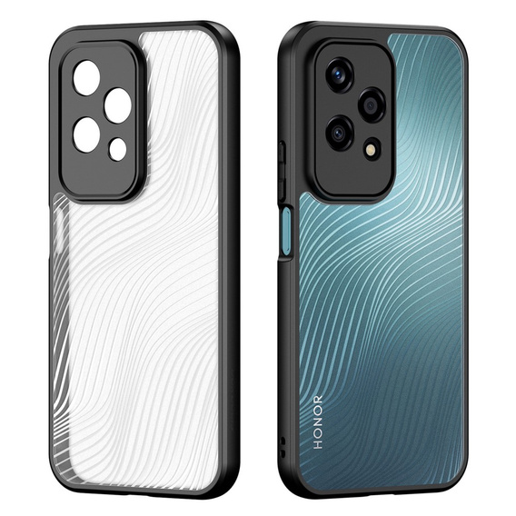 Чохол DuxDucis для Honor 200 Lite, Aimo case, прозорий / чорний