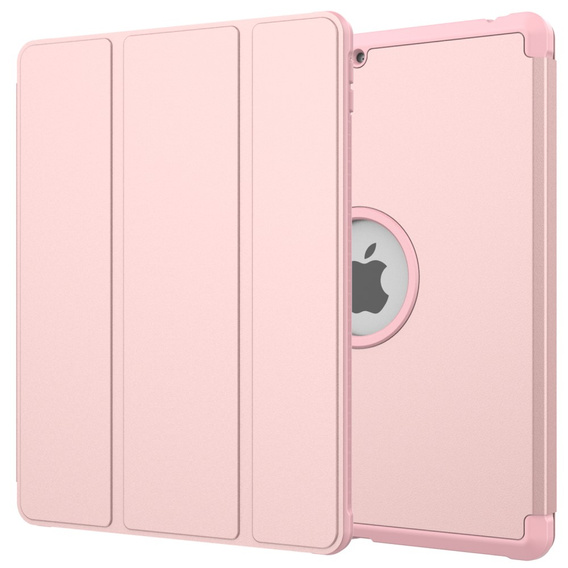 Чехол Tri-Fold Stand Cover для with Pen Slot iPad 10.2 2021 / 2020 / 2019 - Rose Gold