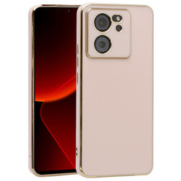 Чехол для Xiaomi 13T / 13T Pro, Glamour CamShield, розовый rose gold