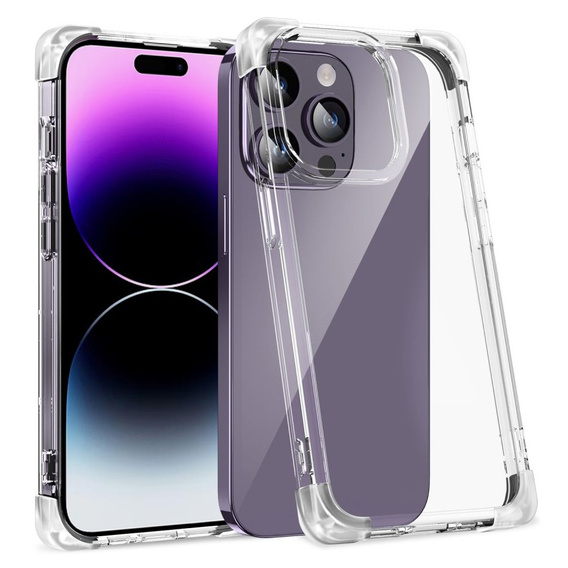 Чохол для iPhone 14 Pro, ERBORD CornerShield, прозорий