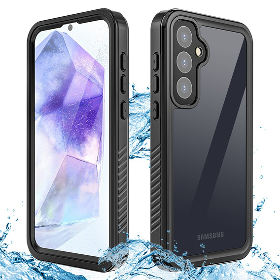 Водонепроницаемый чехол IP68 для Samsung Galaxy A55 5G, Redpepper, чёрный