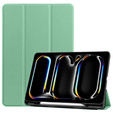 Чехол для iPad Pro 11 2024, Smartcase с местом для стилуса, зелёный