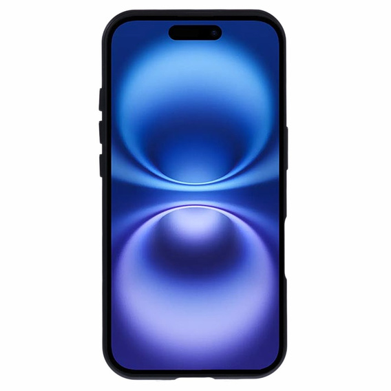 Чехол для iPhone 16, Magnetic Dual Glass, чёрный