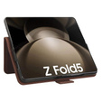 Откидной чехол для Samsung Galaxy Z Fold 5 5G, Card Slot, коричневый