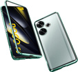 Чехол для Xiaomi Poco F6, Frame Case, зелёный