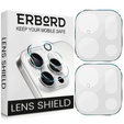 2x Закаленное стекло ERBORD для камеры Oppo Find X9 Pro