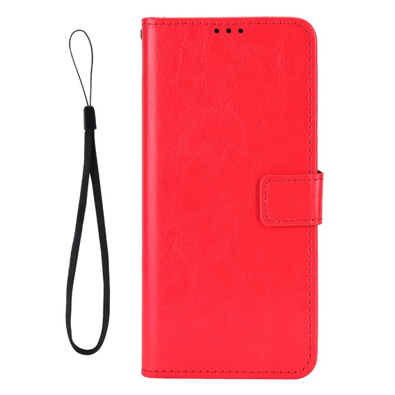 Откидной чехол для Samsung Galaxy A36, Crazy Horse Wallet, красный