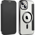 Откидной чехол для iPhone 14, RFID Wallet MagSafe CamShield, чёрный