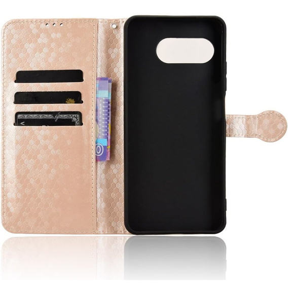 Флип-кейс для T Phone 3 5G, Wallet Rhombus, золотой
