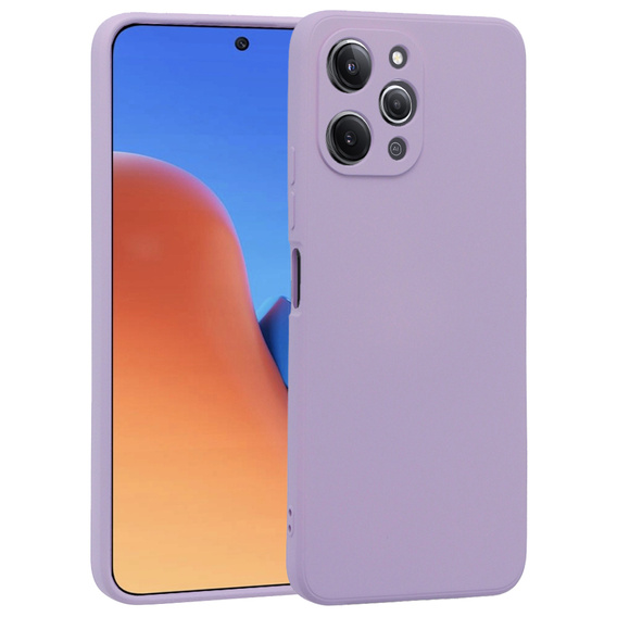 Чехол до Xiaomi Redmi 12, Silicone Lite, фиолетовый