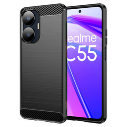 Чoхол до Realme C55, Carbon, чорний