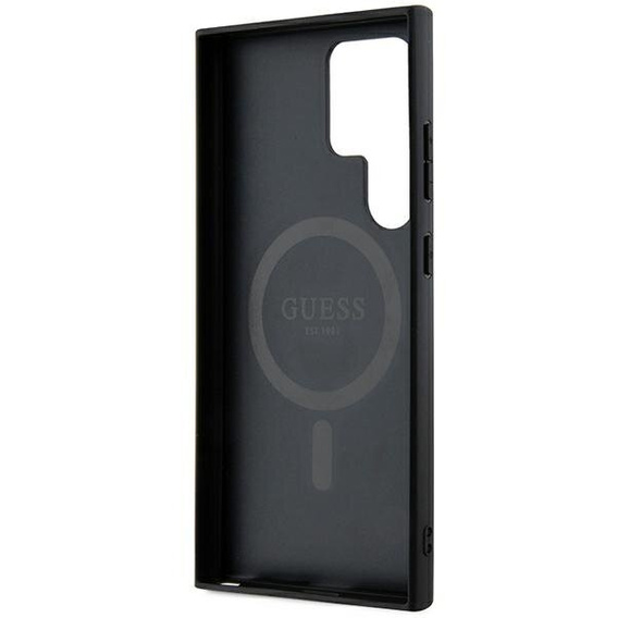 Чехол GUESS до Samsung Galaxy S24 Ultra, 4G Ring Classic Logo, серый
