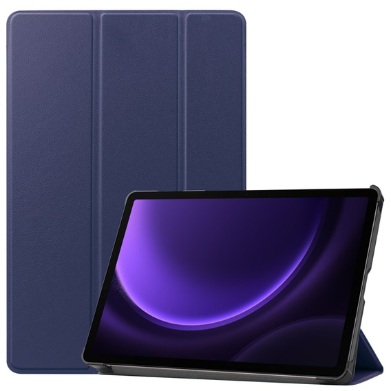 Чехол для Samsung Galaxy Tab S9 FE, Tri-fold, темно-синий