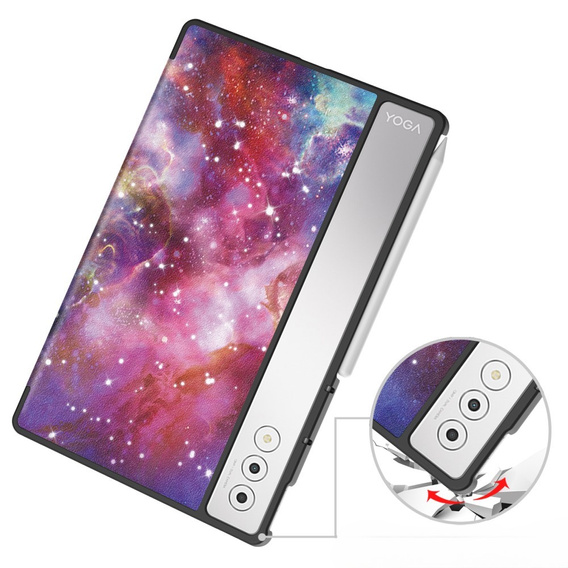 Чехол для Lenovo Yoga Tab Plus, Smartcase, galaxy