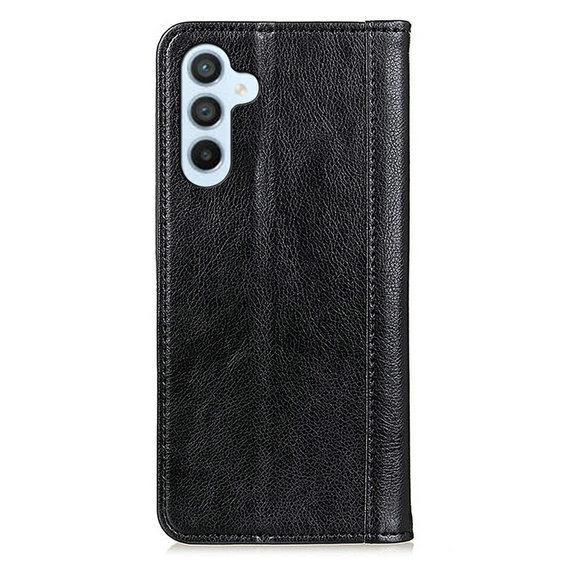 Чoхол до Samsung Galaxy A26, Wallet Litchi Leather, чорний