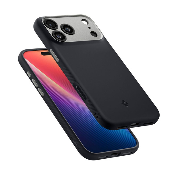 Spigen Чехол для iPhone 17 Pro, Nano Pop Mag MagSafe, черный кунжут
