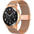 Металический браслет с чехлом для часов Huawei Watch GT 2 42mm, Rose Gold
