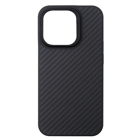 Чехол для iPhone 15 Pro, Aramid Fiber Cover, чёрный