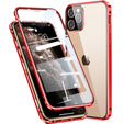 Чехол для iPhone 12 Pro, Magnetic Dual Glass, красный