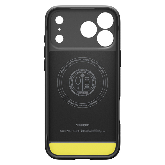 Чехол Spigen Rugged Armor MagSafe для iPhone 17 Pro Max, матовый черный