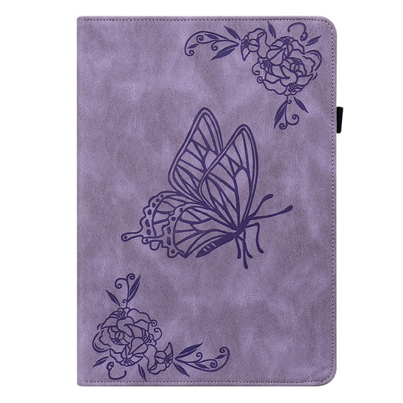 Чехол для Lenovo Tab M9, Butterfly, фиолетовый