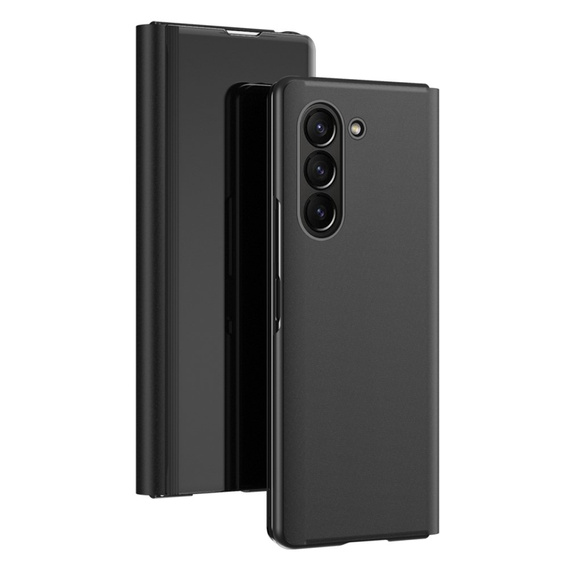Чoхол до Samsung Galaxy Z Fold 5 5G, Clear View, чорний