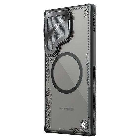 Чохол для Samsung Galaxy S24 Ultra, броньований Nillkin, Icelade Prop, для Magsafe, чорний