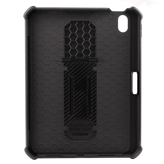 Броньований чохол для iPad 10.9 2022 10 Gen, Dexnor Full Body, чорний