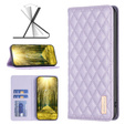 Чохол-книжка для Samsung Galaxy A35 5G, Wallet, BINFEN COLOR, фіолетовий