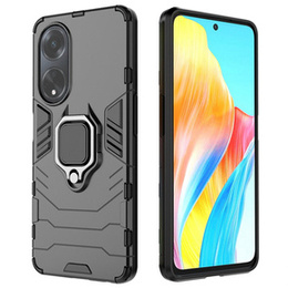 Чехол до Oppo A98 5G, Kickstand Ring, чёрный