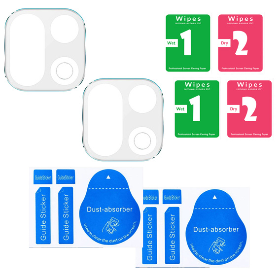 2x Закаленное стекло ERBORD для камеры OnePlus 15