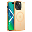 Чехол до iPhone 14 Plus, Simple MagSafe, оранжевый