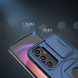 Чехол для Samsung Galaxy S23 FE, Military Magnet, для MagSafe, синий