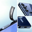 Чохол для Samsung Galaxy S25, Electro MagSafe, темно-синій + Скло на екран