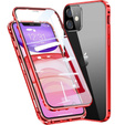 Чехол для iPhone 11, Magnetic Dual Glass, красный