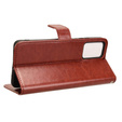 Откидной чехол для Motorola Moto G24 / G24 Power / G04, Crazy Horse Wallet, коричневый