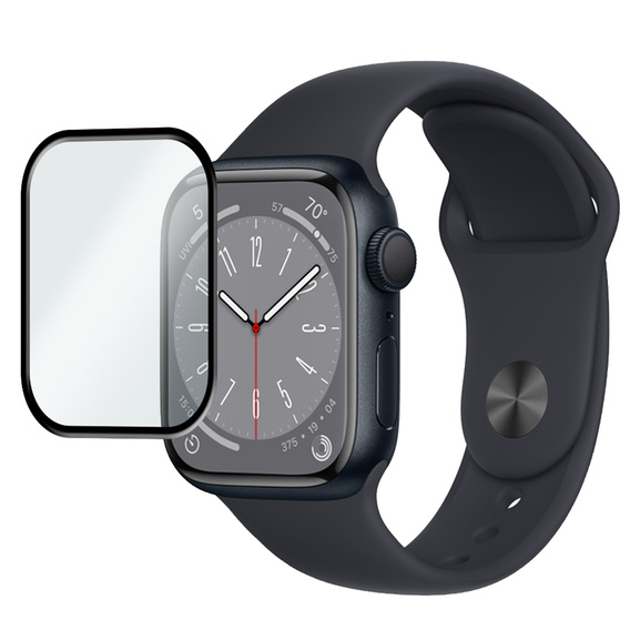 2x Гибридное стекло ERBORD для Apple Watch 7/8/9 41mm