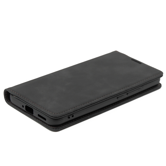 Чехол для Xiaomi 13T / 13T Pro, ERBORD Vintage, бумажник с клапаном, чёрный