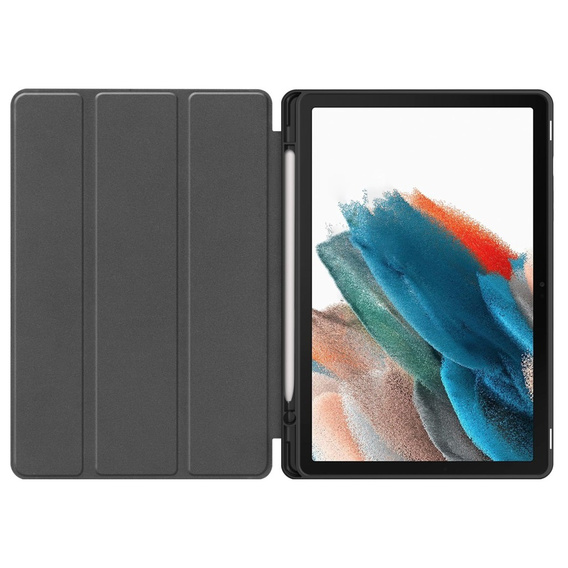Чехол для Samsung Galaxy Tab A9+, Tri-fold, серый