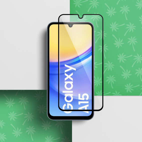 Закаленное стекло 5D Full Glue Smart Palm для Samsung Galaxy A15 4G/5G