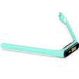 Силиконовый ремешок для Samsung Galaxy Fit 2 SM-R220, Cyan