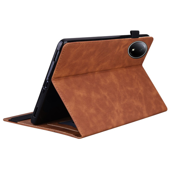 Чехол для Xiaomi Redmi Pad SE 8.7, Classic, с местом для стилуса, коричневый