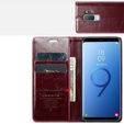 Флип-кейс CASEME для Samsung Galaxy S9+ Plus, Waxy Textured, красный