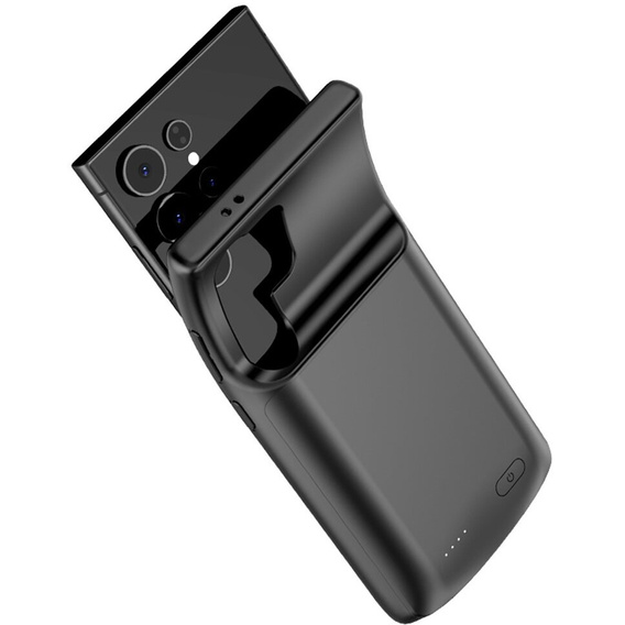 Чехол с батареей 4800mAh до Samsung Galaxy S23 Ultra, Black