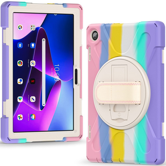 Чехол для Lenovo Tab M10 Gen 3 TB-328FU / TB-328XU, Kickstand 360, Colorful