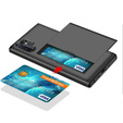Чехол до Samsung Galaxy Note 10+ Plus, Sliding Card Holder, чёрный