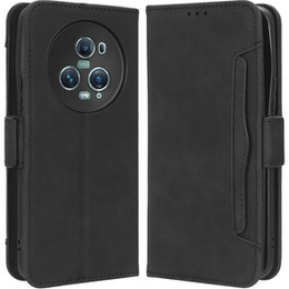 Откидной чехол для Honor Magic 5 Pro 5G, Card Slot, чёрный