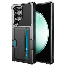 Чехол для Samsung Galaxy S24 Ultra, Card Holder Kickstand, черный