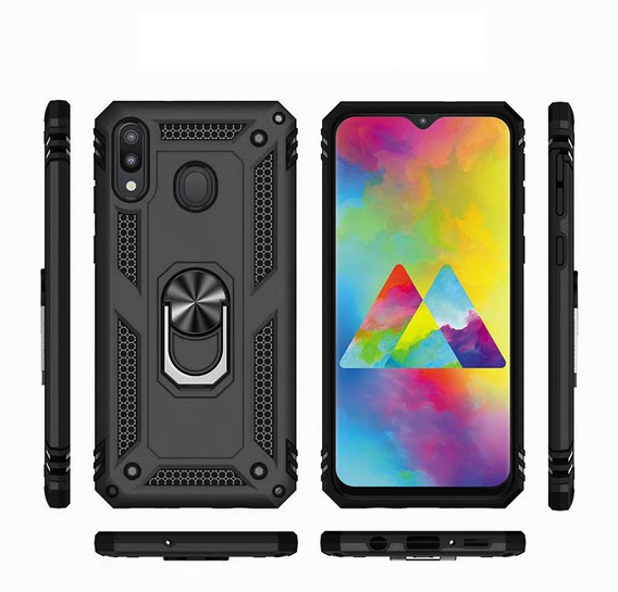 Броньований Чoхол до Samsung Galaxy A20E, Nox Case Ring, чорний